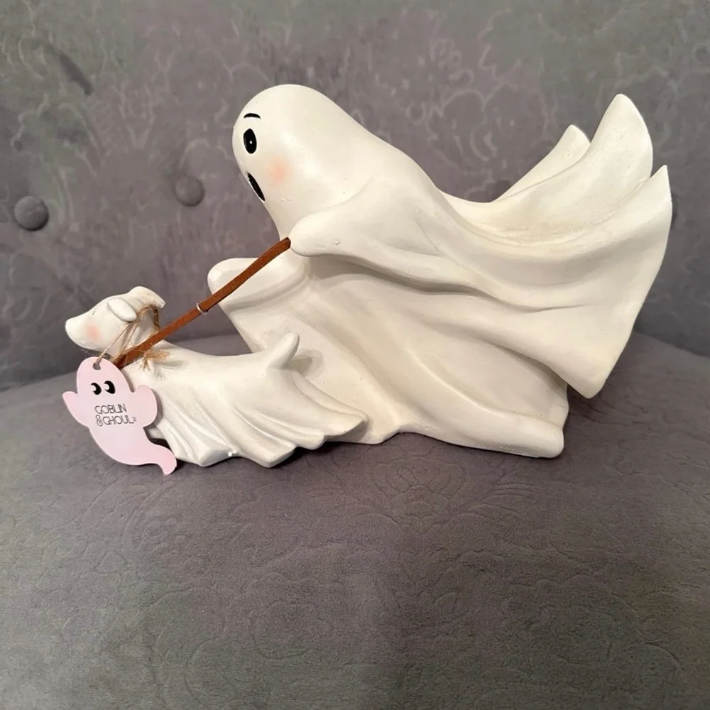 Goblin & Ghoul Ghost and Dog Figurine - Picture 2 of 5